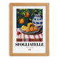 Sfogliatelle – Italian Pastry Dish, Café Poster, set in oak frame