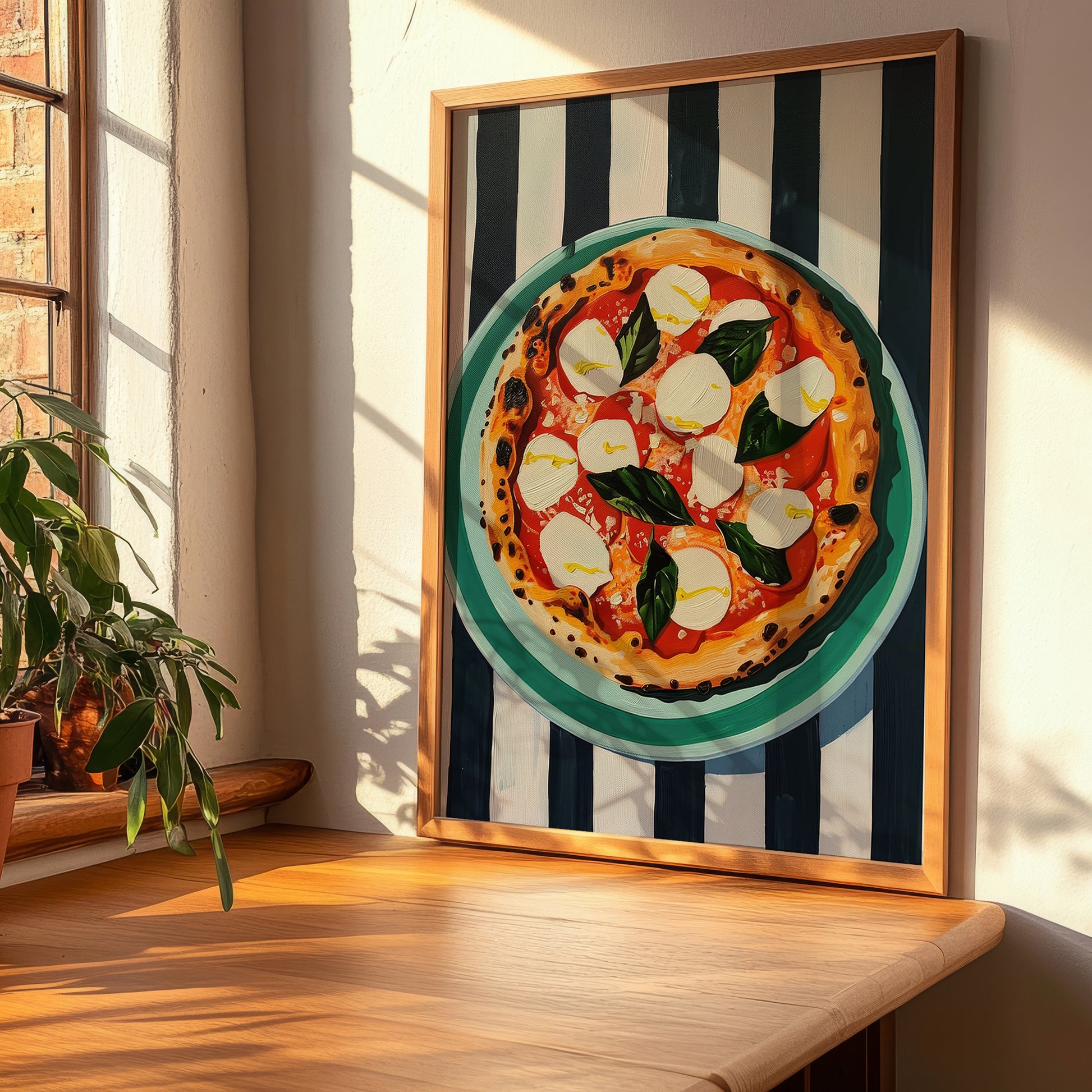 Pizza Napoletana – Italian Pizza, Restaurant Poster, clean layout with no caption