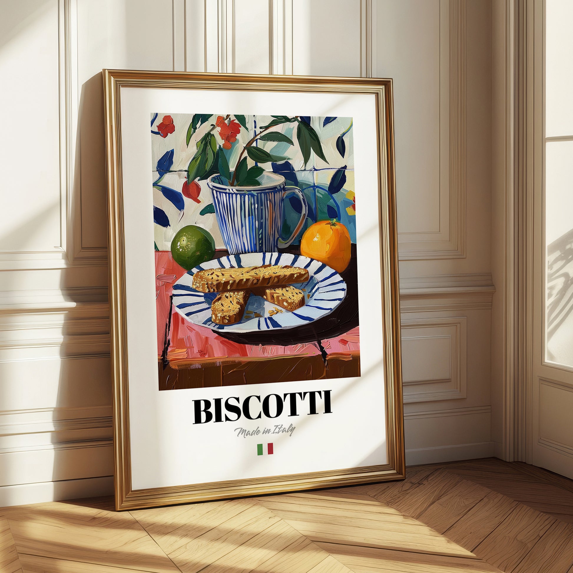 Biscotti – Italian Biscuits Dish, Fine Dining Restaurant Poster