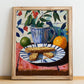 Biscotti – Italian Biscuits Dish, Fine Dining Restaurant Poster, no-text version framed in wood