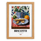 Biscotti – Italian Biscuits Dish, Fine Dining Restaurant Poster, set in oak frame