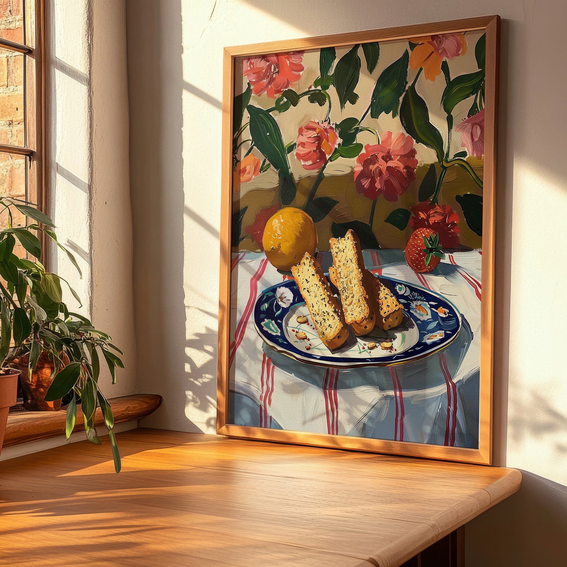 Biscotti – Italian Biscuits Dish, Bistro Poster, clean layout with no caption