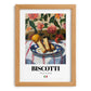 Biscotti – Italian Biscuits Dish, Bistro Poster, set in oak frame