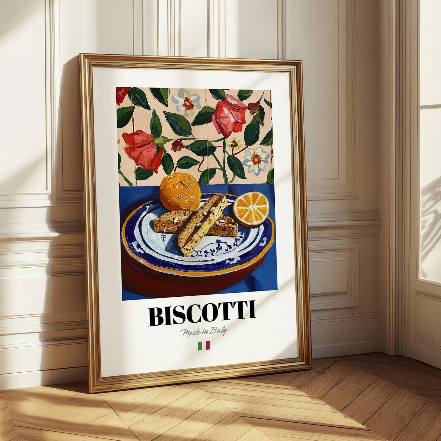 Biscotti – Italian Biscuits Dish, Bistro Print