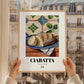 Ciabatta – Italian Bread Dish, Fine Dining Restaurant Wall Art, styled in a charming Paris street view