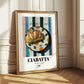 Ciabatta – Italian Bread Dish, Fine Dining Restaurant Illustration