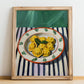 Tortelli – Italian Pasta, Osteria Poster, no-text version framed in wood
