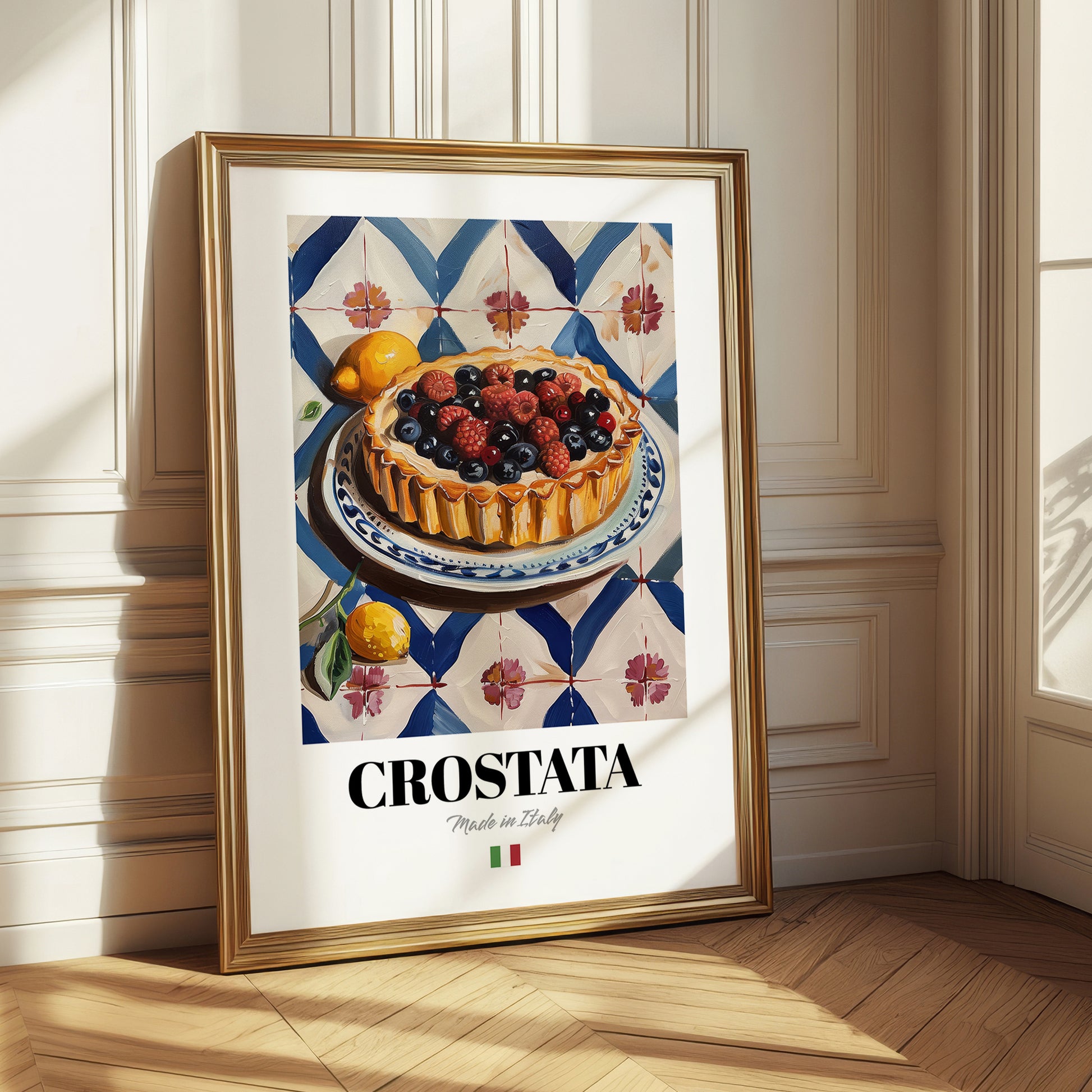 Crostata – Italian Dessert Dish, Café Poster