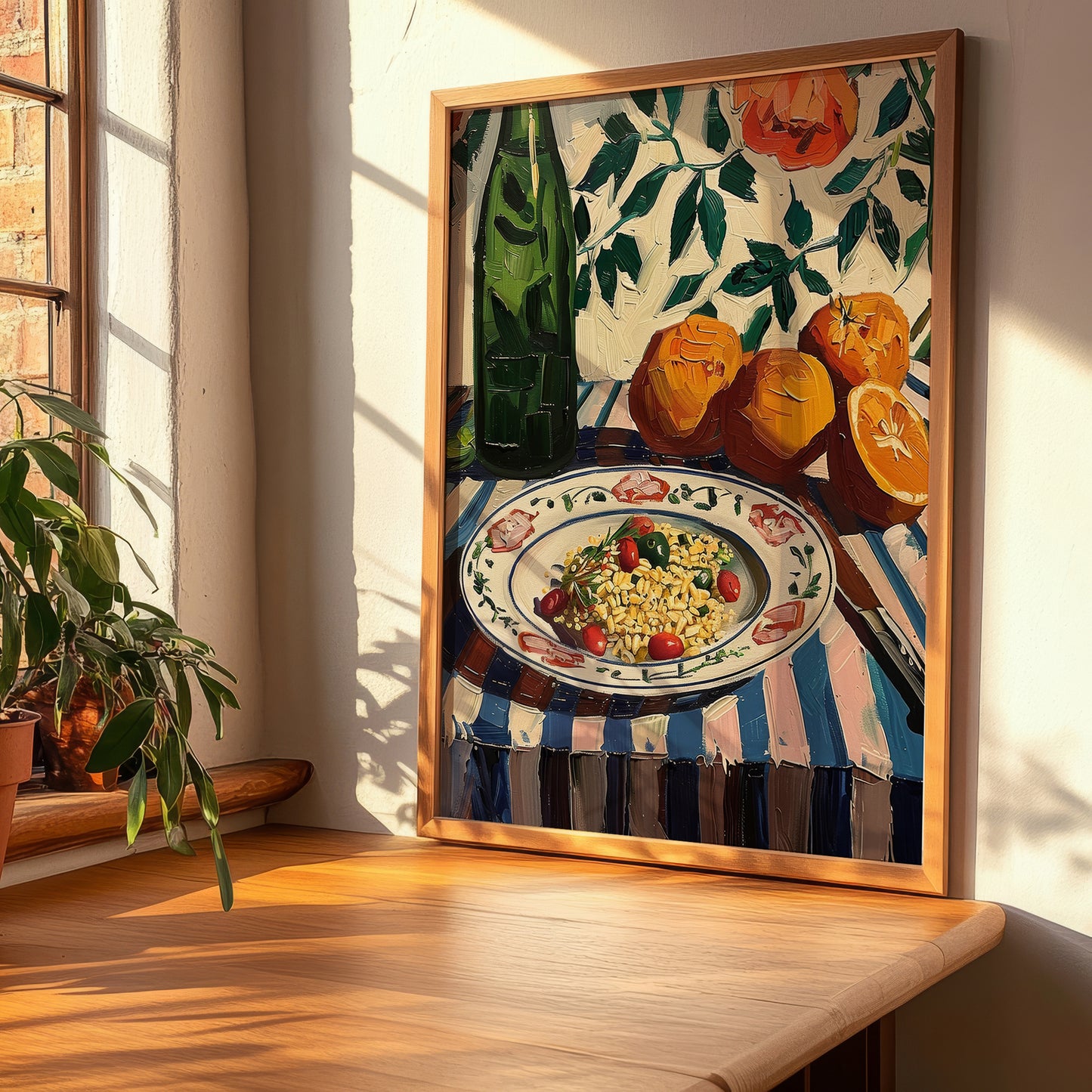 Risotto – Italian Stew Dish, Bistro Wall Art, clean layout with no caption