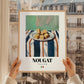 Nougat – Italian Dessert Dish, Bistro Still Life, styled in a charming Paris street view