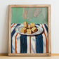 Nougat – Italian Dessert Dish, Bistro Still Life, no-text version framed in wood