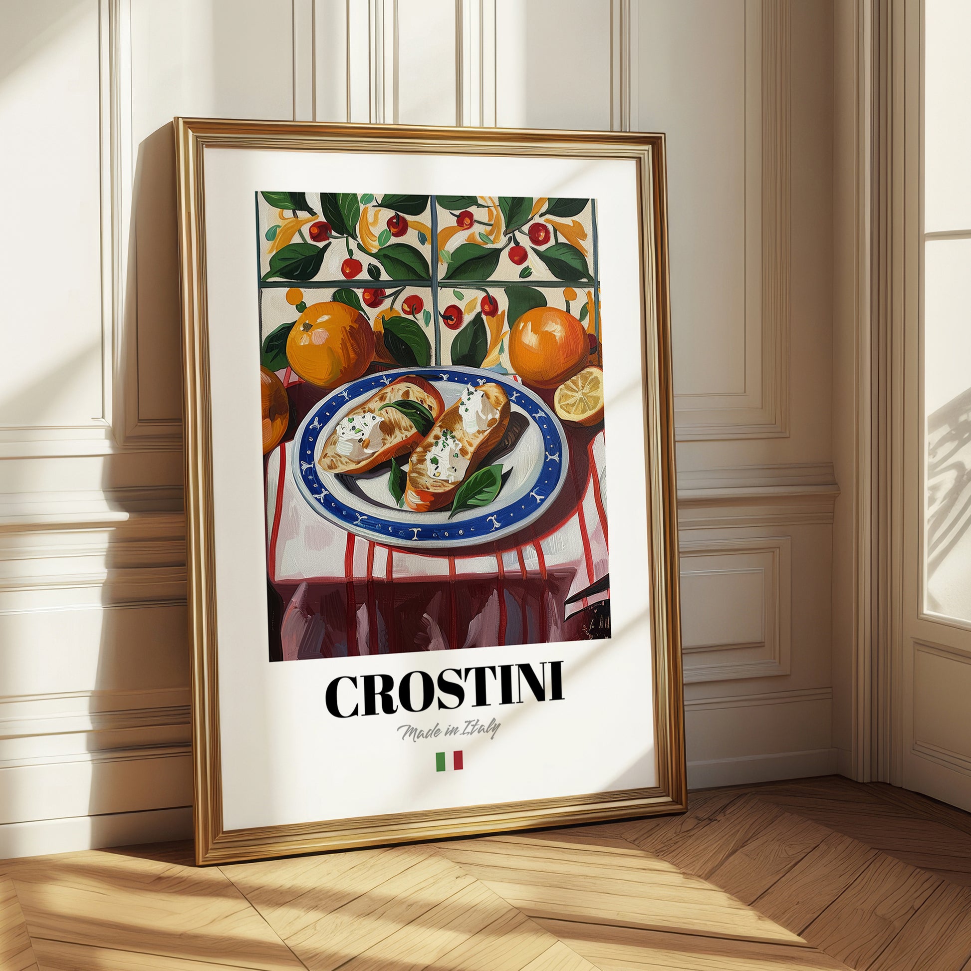 Crostini – Italian Snack Dish, Restaurant Print