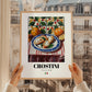 Crostini – Italian Snack Dish, Restaurant Print, styled in a charming Paris street view