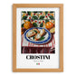 Crostini – Italian Snack Dish, Restaurant Print, set in oak frame