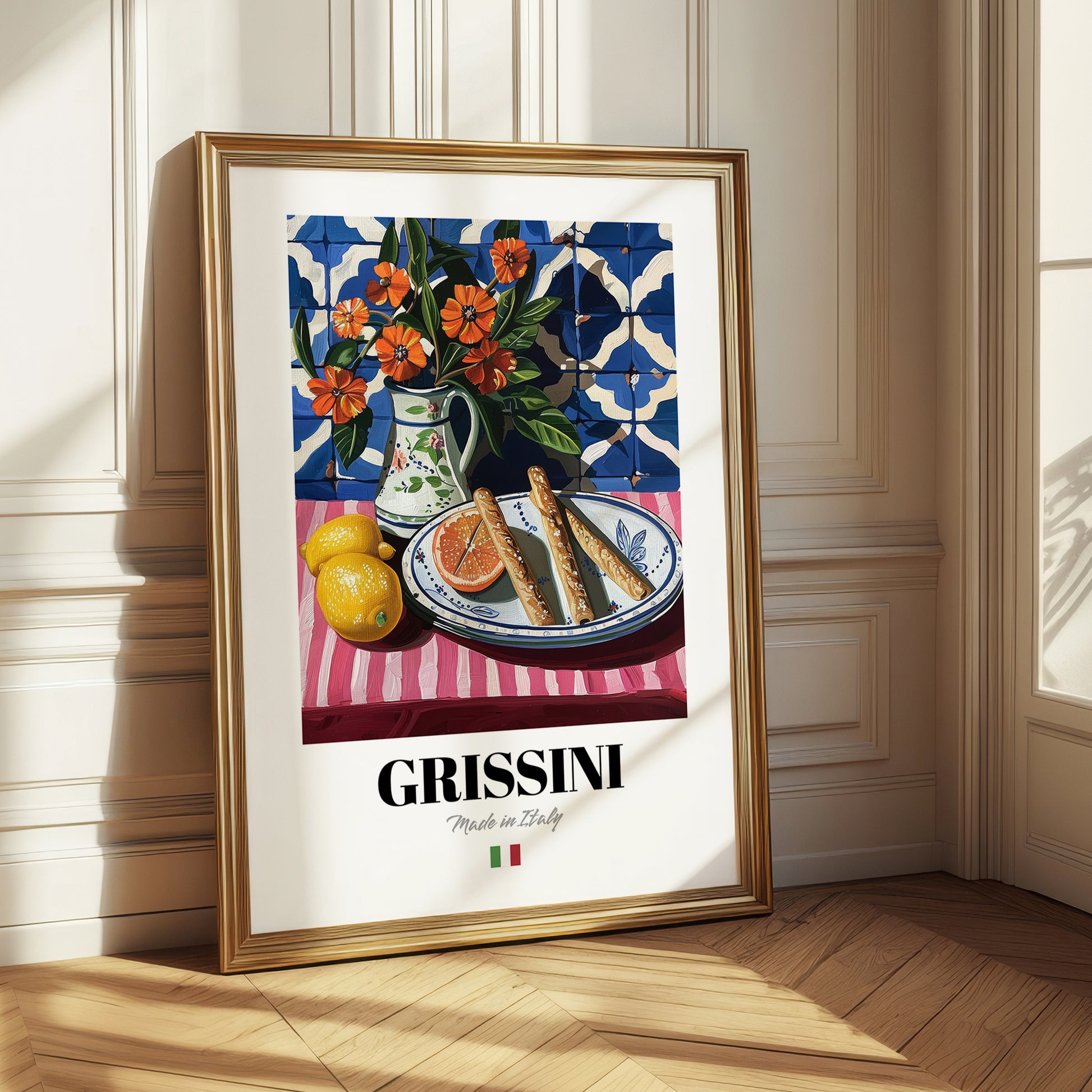 Grissini – Italian Bread Dish, Brasserie Poster