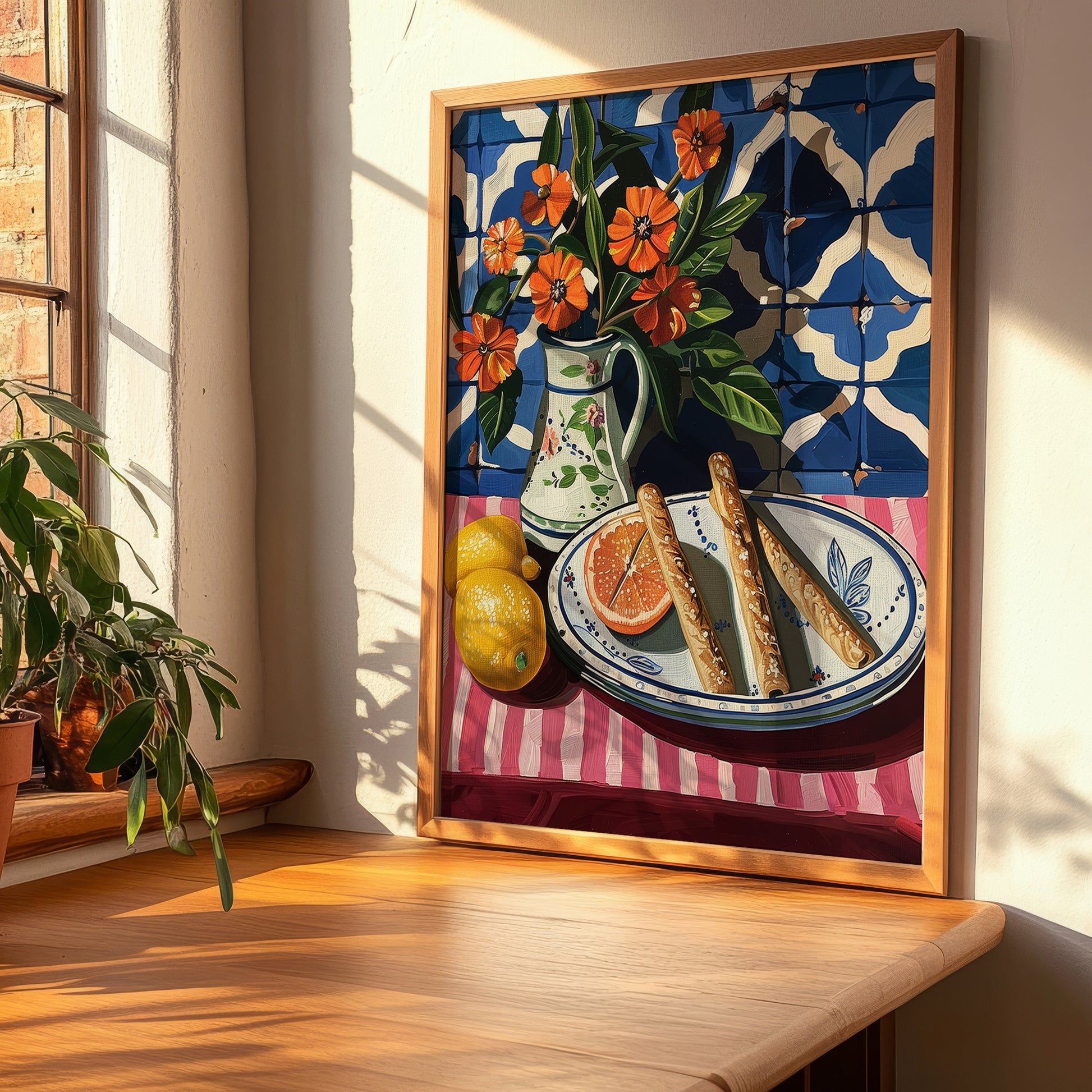 Grissini – Italian Bread Dish, Brasserie Poster, clean layout with no caption