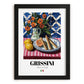 Grissini – Italian Bread Dish, Brasserie Poster, in sleek black frame
