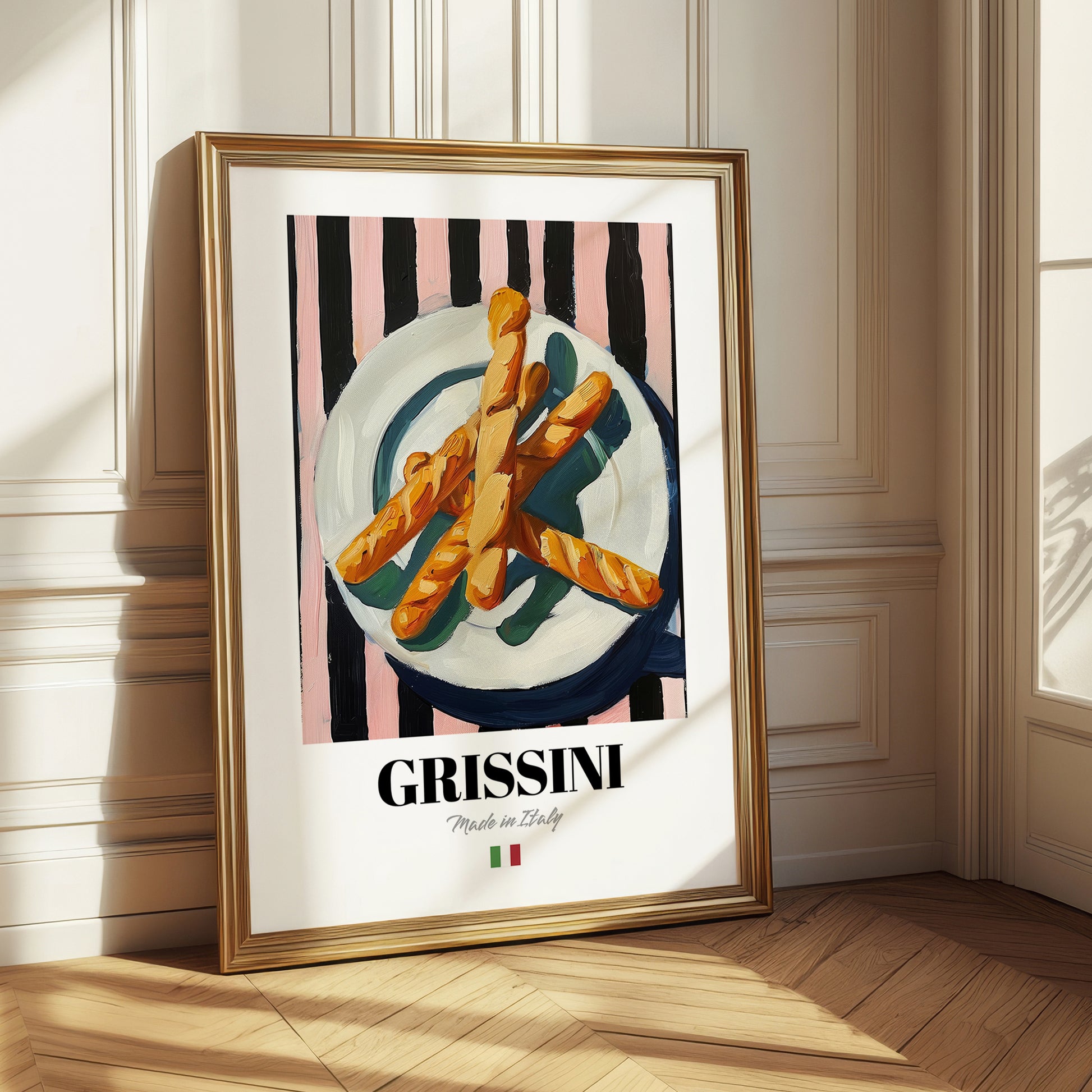 Grissini – Italian Bread Dish, Brasserie Poster