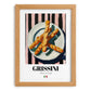Grissini – Italian Bread Dish, Brasserie Poster, set in oak frame