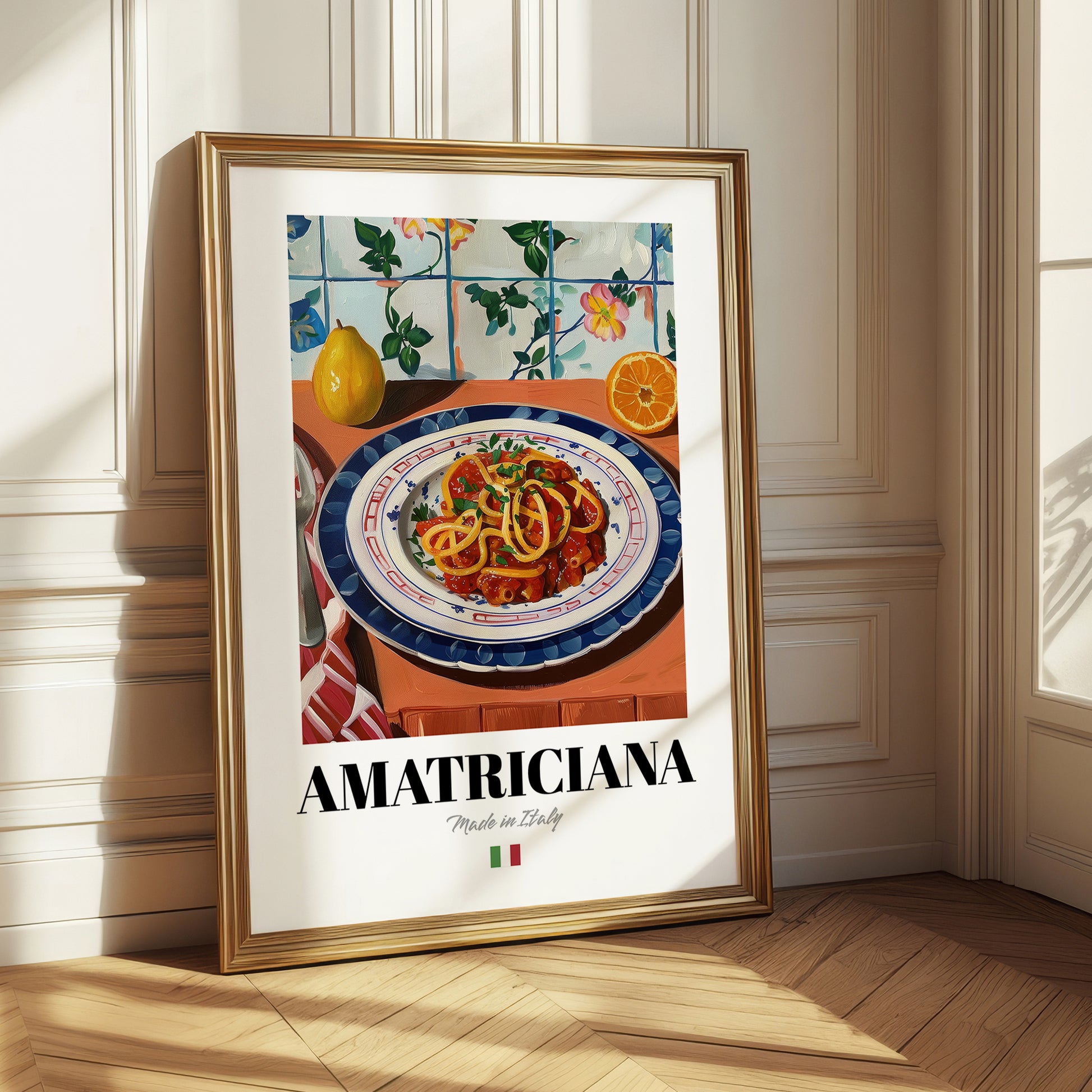 Amatriciana – Italian Pasta, Trattoria Still Life