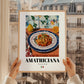 Amatriciana – Italian Pasta, Trattoria Still Life, styled in a charming Paris street view