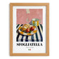 Sfogliatella – Italian Pastry Dish, Fine Dining Restaurant Painting, set in oak frame