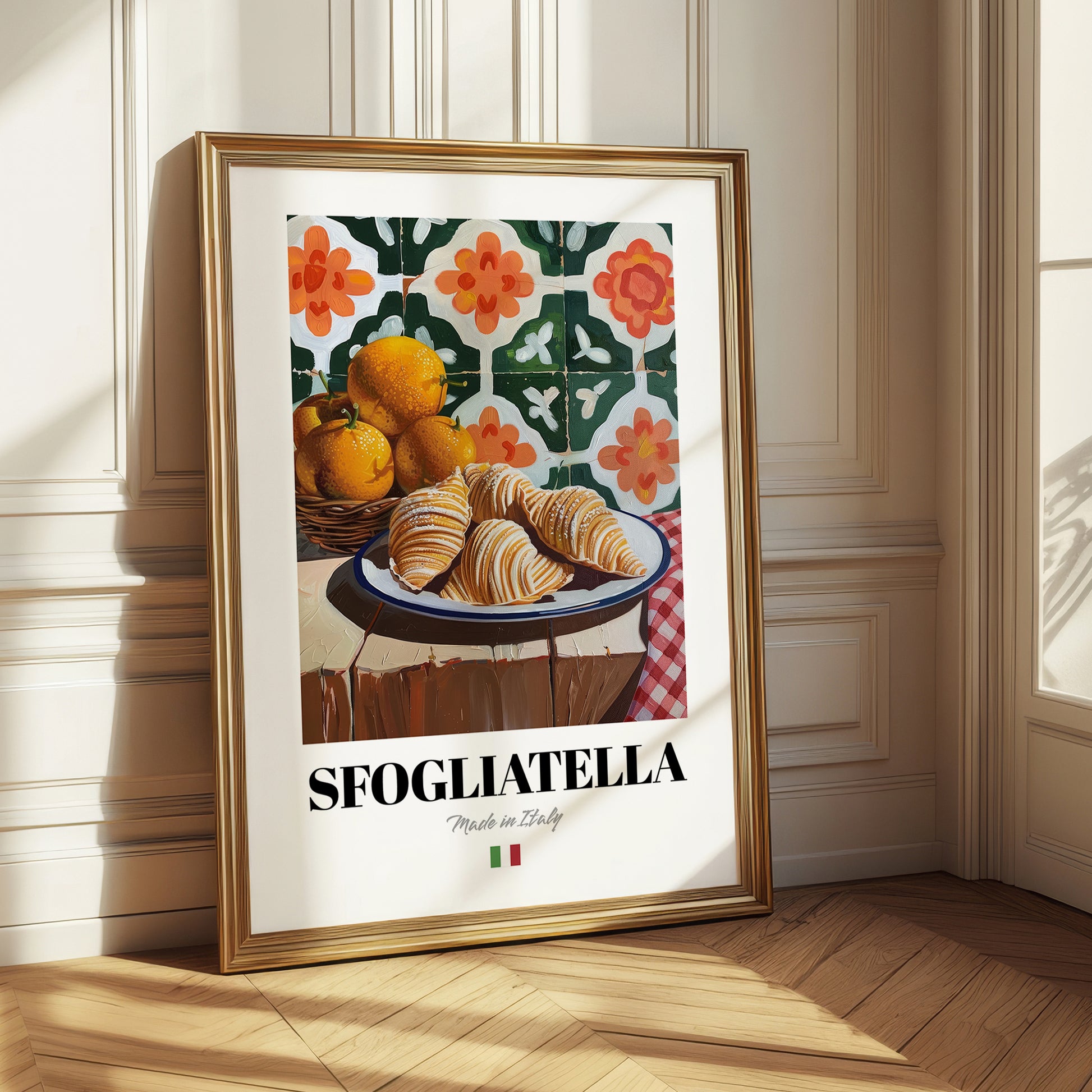 Sfogliatella – Italian Pastry Dish, Tavern Print