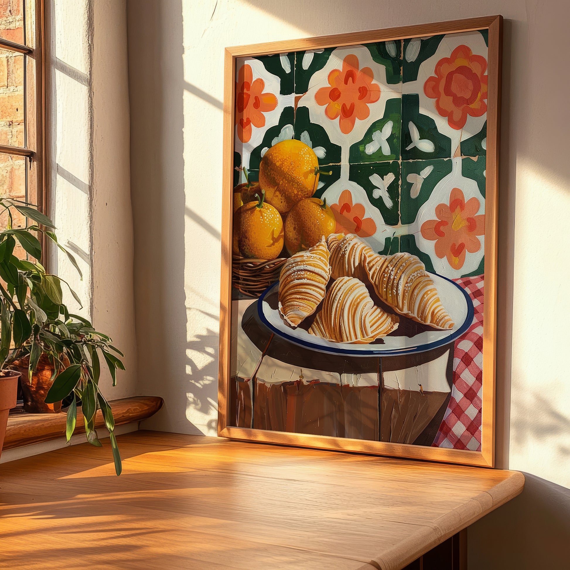 Sfogliatella – Italian Pastry Dish, Tavern Print, clean layout with no caption