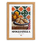 Sfogliatella – Italian Pastry Dish, Tavern Print, set in oak frame
