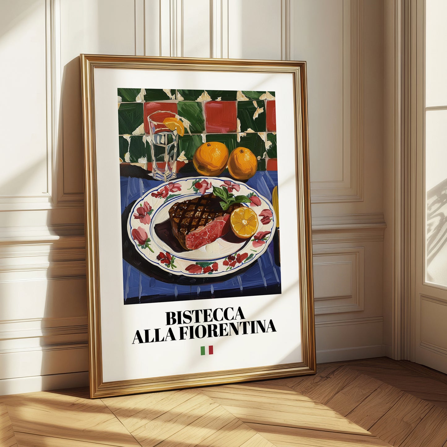 Bistecca alla Fiorentina – Italian Meat Dish, Café Poster