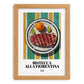 Bistecca alla Fiorentina – Italian Meat Dish, Tavern Poster, set in oak frame