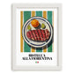 Bistecca alla Fiorentina – Italian Meat Dish, Tavern Poster, placed in minimal white frame