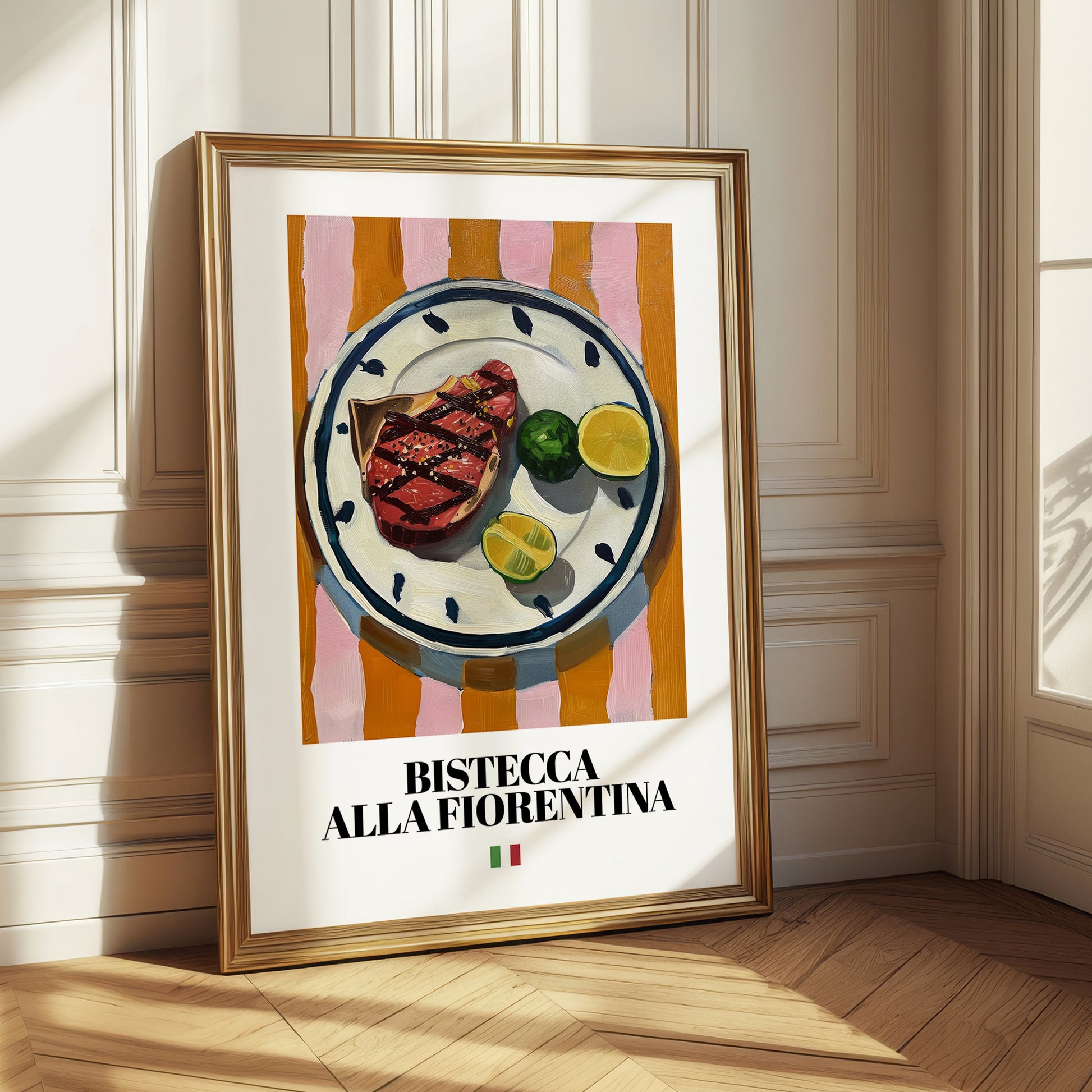 Bistecca alla Fiorentina – Italian Meat Dish, Tavern Print