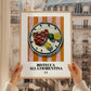 Bistecca alla Fiorentina – Italian Meat Dish, Tavern Print, styled in a charming Paris street view