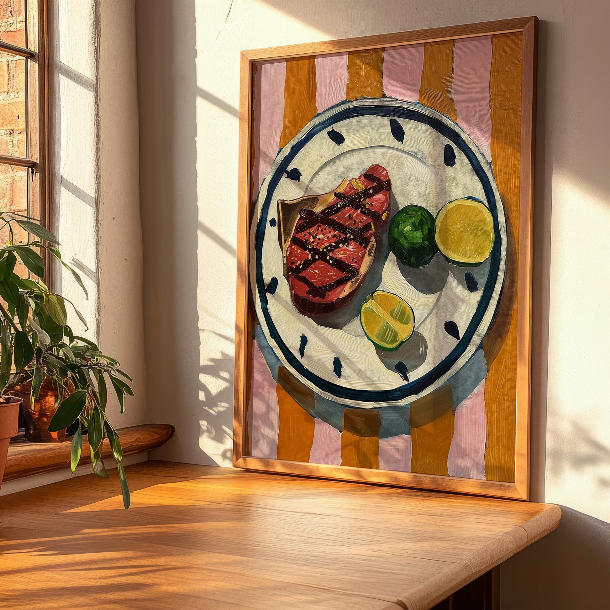 Bistecca alla Fiorentina – Italian Meat Dish, Tavern Print, clean layout with no caption