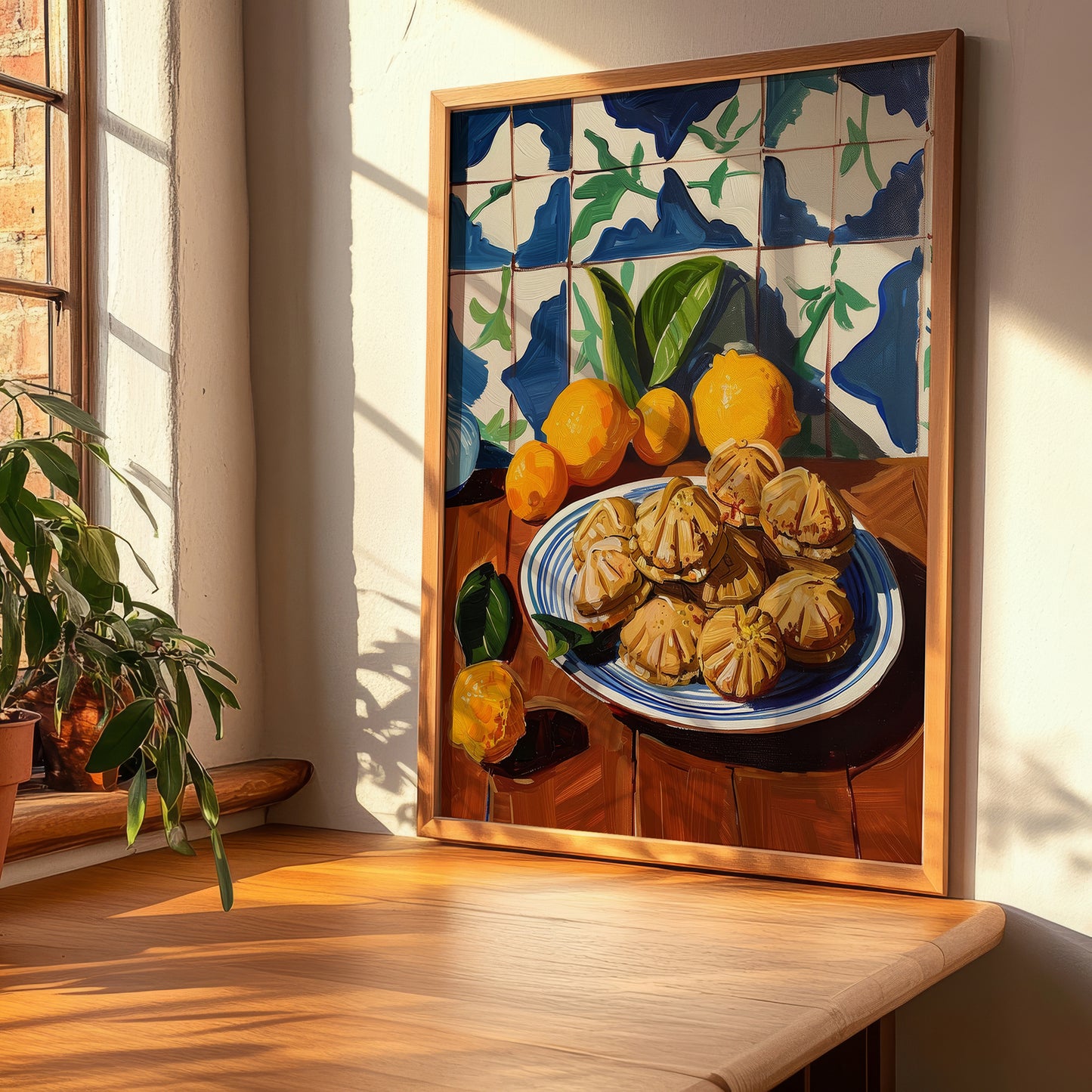 Amaretti – Italian Biscuits Dish, Café Poster, clean layout with no caption