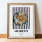 Amaretti – Italian Biscuits Dish, Tavern Print, in wooden frame leaning on the floor