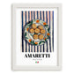 Amaretti – Italian Biscuits Dish, Tavern Print, placed in minimal white frame