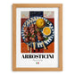 Arrosticini – Italian Meat Dish, Brasserie Print, set in oak frame