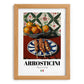 Arrosticini – Italian Meat Dish, Tavern Illustration, set in oak frame