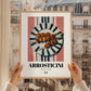 Arrosticini – Italian Meat Dish, Café Poster, styled in a charming Paris street view