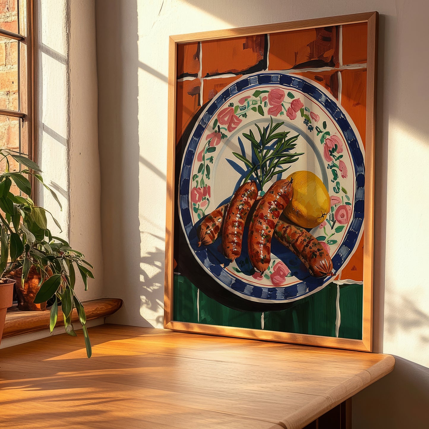 Salsiccia – Italian Meat Dish, Food Bar Still Life, clean layout with no caption
