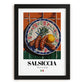 Salsiccia – Italian Meat Dish, Food Bar Still Life, in sleek black frame