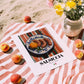 Salsiccia – Italian Meat Dish, Farmhouse Kitchen Wall Decor, unframed on coastal sand