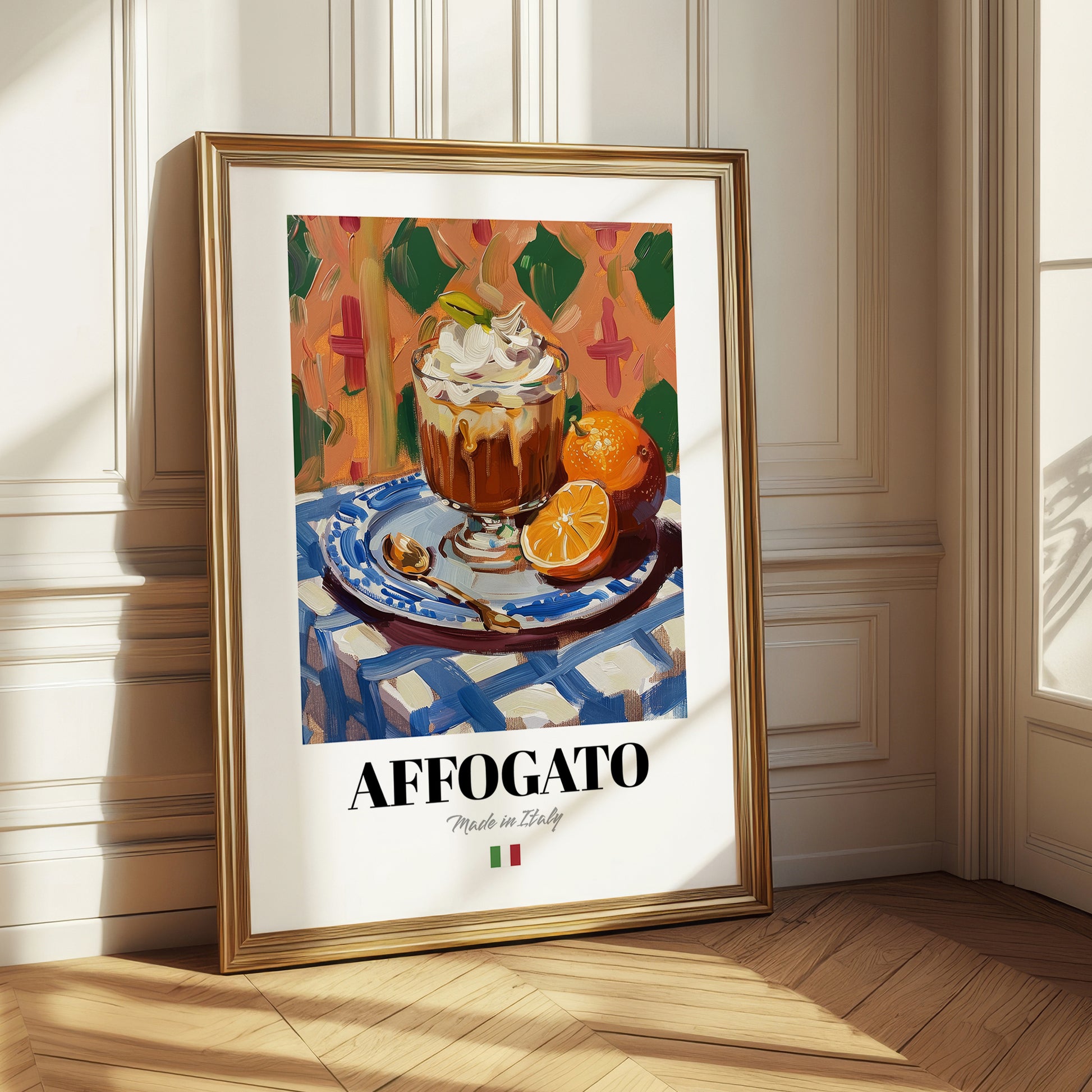 Affogato – Italian Dessert Dish, Tavern Print