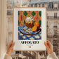 Affogato – Italian Dessert Dish, Tavern Print, styled in a charming Paris street view