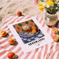 Affogato – Italian Dessert Dish, Tavern Print, unframed on coastal sand