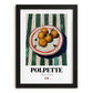 Polpette – Italian Snack Dish, Restaurant Still Life, in sleek black frame