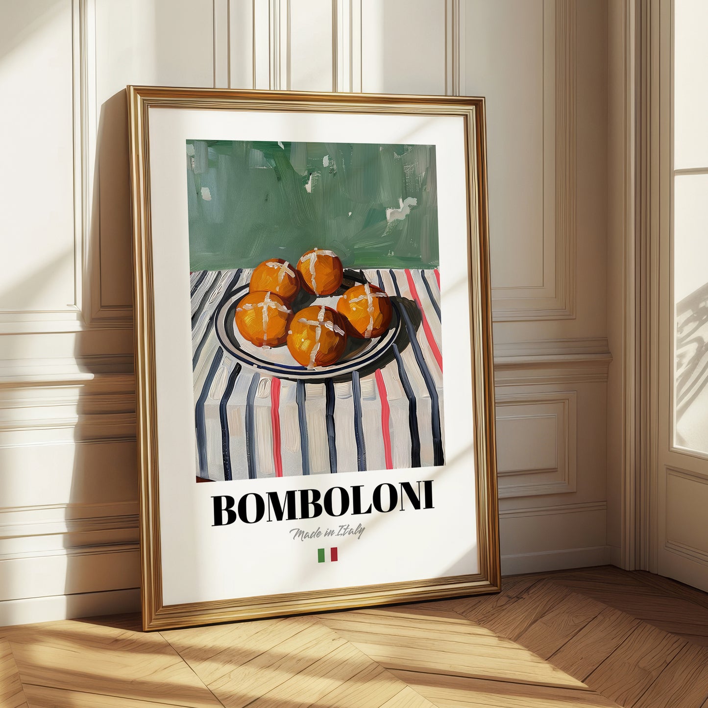 Bomboloni – Italian Pastry Dish, Café Poster