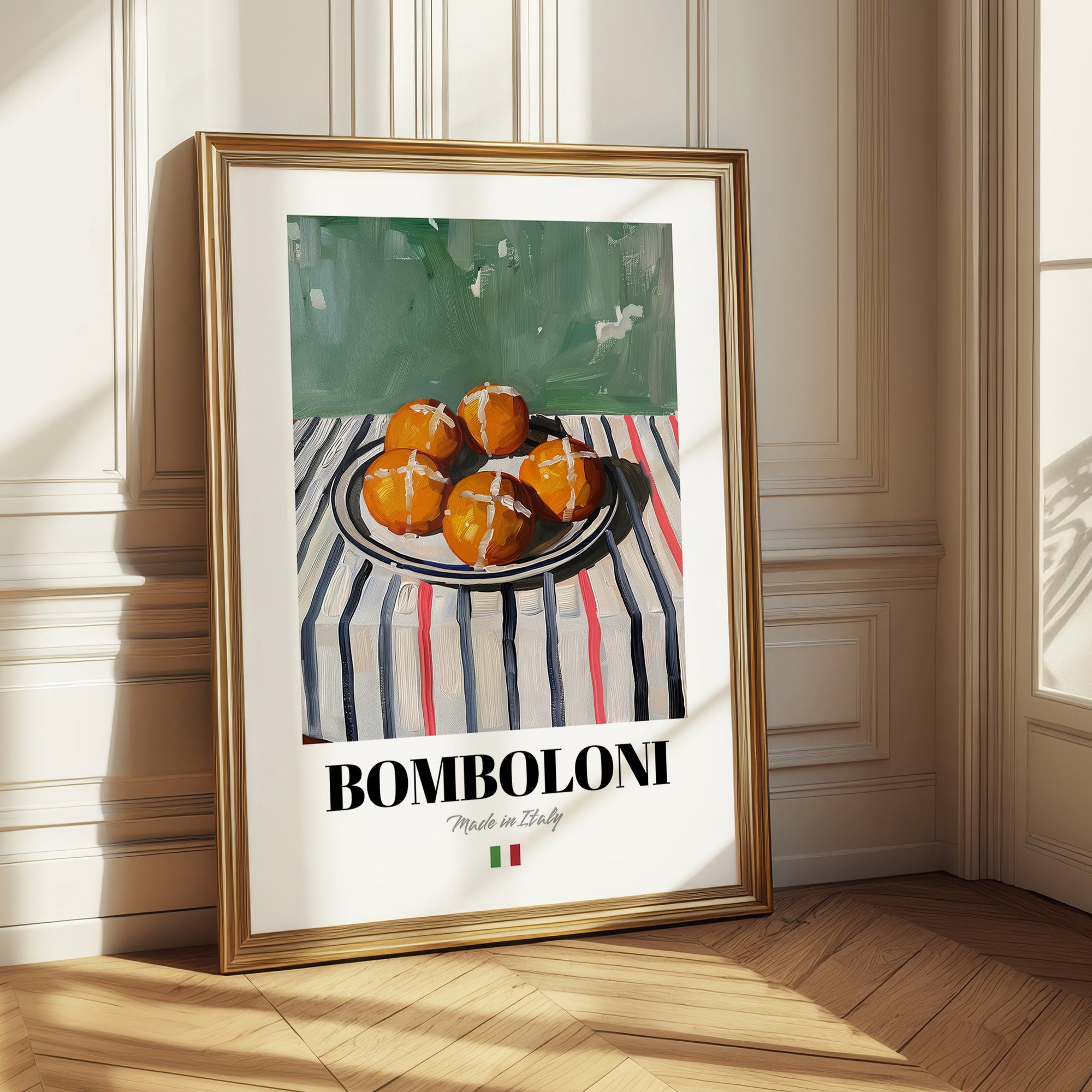 Bomboloni – Italian Pastry Dish, Café Poster